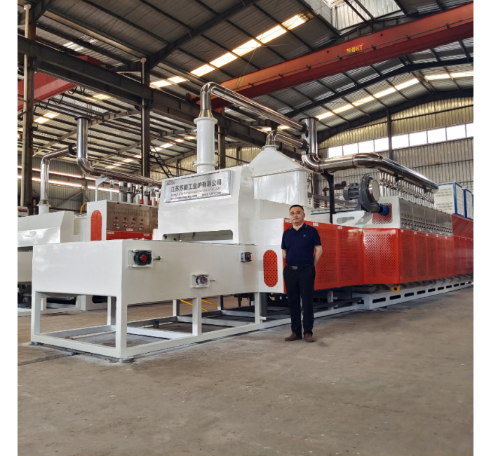 可控氣氛網帶爐生產線