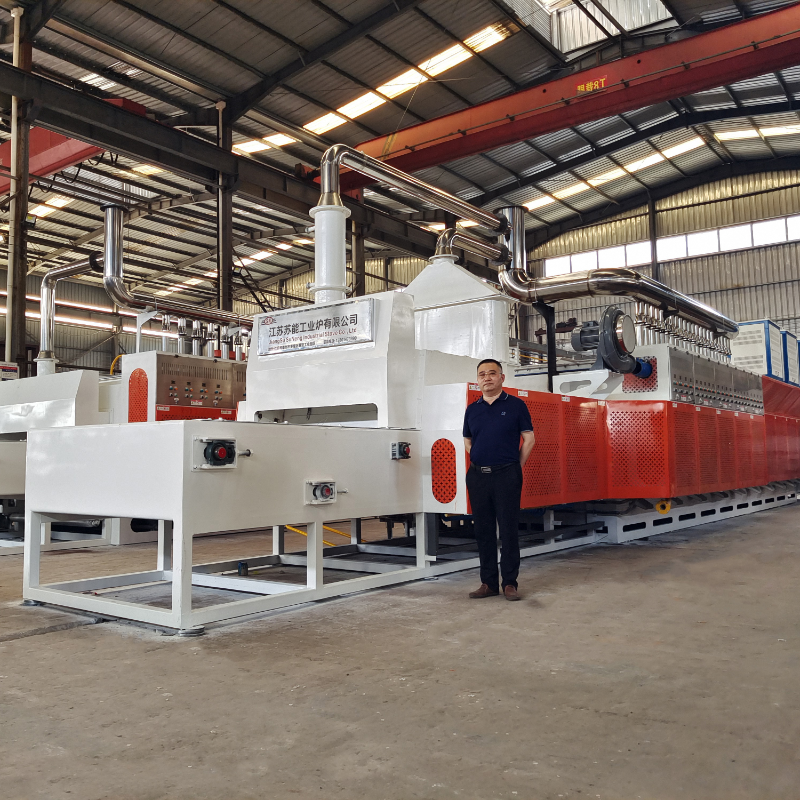 可控氣氛網帶爐生產線